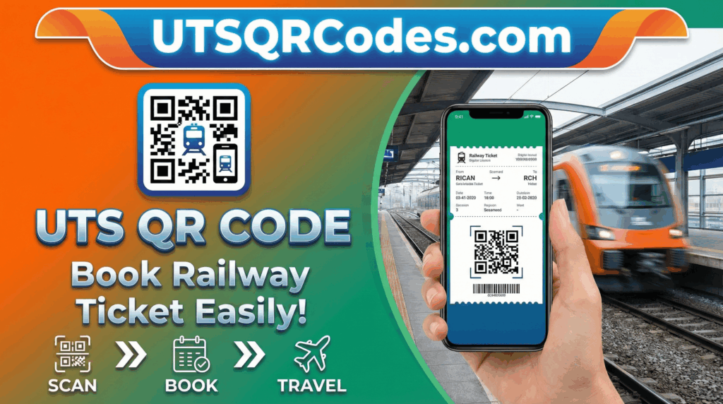 Get UTS QR Codes for Indian Railway Stations